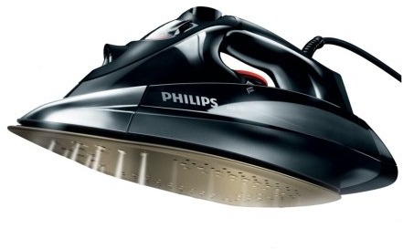 Philips GC4890/02 2600 Watt Azur Steam Iron with Anodilium Technology Soleplate, Black