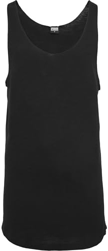 Urban Classics Herren Langvormig, Open Rand, Losse Sport Tank Top, Schwarz (Black 7), XXL EU
