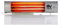 VORTICE Thermologika - Lampada Infrarossi Riscaldante a Muro, Riscaldamento Elettrico a Basso Consumo - 3 Livelli di Calore 600/1200/1800 W, Silenziosa, Accensione con Interruttore, Made in Italy
