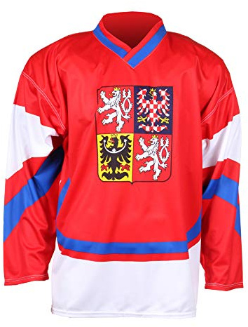 MERCO Jersey de Hockey sobre Hielo Czech 2011 Réplica (Rojo, M)