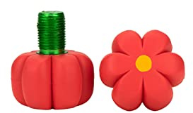 Moxi Brake Petals - Rubber Roller Skate Toe Stoppers - Pair | Red Hibiscus