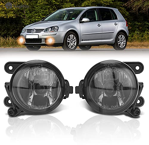 AutoBeeDen - Feux anti-brouillard compatibles avec Volkswagen VW Golf V 5 (1K1/1K5) 11/2004-06/2009, 1K0941699C 1K0941700C, Feu Phares Antibrouillard (Fumée)