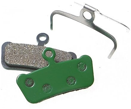 XEBRAD for SRAM for Avid X0 Trail, for SRAM Guide R RS RSC MTB Mountainbike-Scheibenbremsteile, 4 Paar grüne Fahrrad-Scheibenbremsbeläge Mountainbike-Bremseinsätze