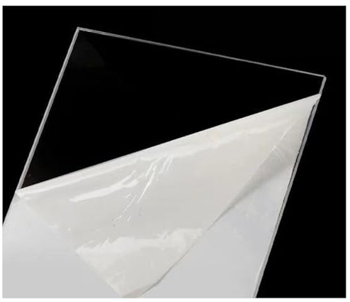 Transparenta akrylplattor, 58 x 43 x 5 mm, 5 mm tjocka, genomskinliga akrylplasterplattor för dekoration, displayer, fotoramar, målning