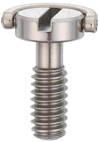 UTHCLO Vite di Montaggio per Fotocamera a Sgancio Rapido 1/4 in Acciaio Inox Anello a d Scanalato per Piastra Treppiede Accessorio per Attrezzature Video Professionali e Supporto