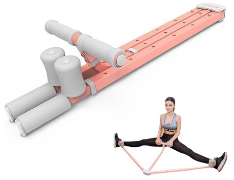 Écarteur de jambes réglable à 3 pôles pour yoga, danse et fitness avec étirement à 6 niveaux
