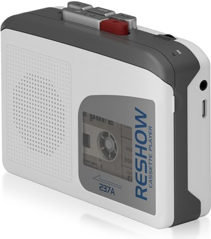 Cassette Tape Player Portable, Built-in Speaker