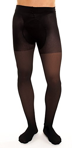 GLAMORY Support 70 collant di sostegno da uomo Nero 2XL