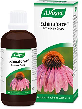 A.Vogel Echinaforce Echinacea Drops | Relieves Cold & Flu Symptoms by Supporting the Immune System | 100 ml