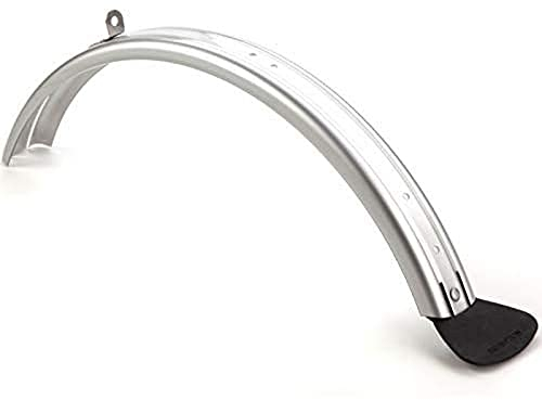 BROMPTON Nur Schutzblechblatt + Klappe, hinten, L-Version (Silber)