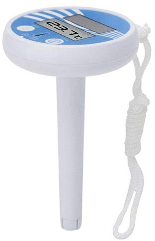 Gcroet Digital Solar Pool Thermometer, Floating Water Thermometer, Swimming Pool Temperature Gauge, 0°C to 50°C, High Precision, Long-Lasting Battery, Contemporary Style