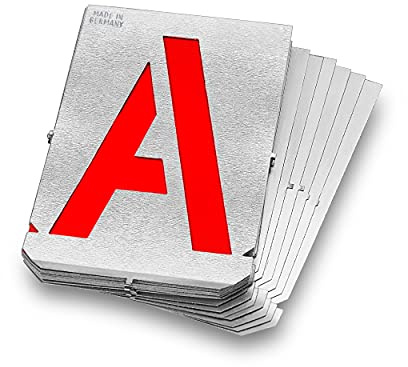 GRAVUREM-Signierschablonen/Schablonen/Stencils A-Z,& / Schrifthöhe 120mm
