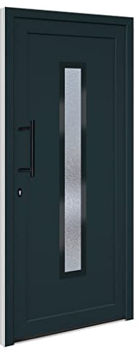 vidaXL Porta Ingresso Antracite 98x208 cm in PVC