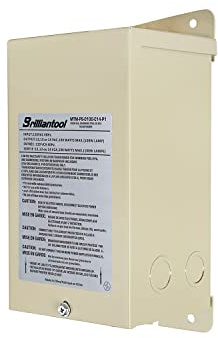 Brilliantool 100W Pool Light Transformer - Converts 120V AC to 12V/13V/14V AC - Multi-tap Low Voltage Transformer - UL Certified