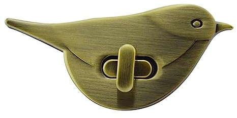 STOBOK 2Pezzi Serrature per Borse Design Animale in Lega di Zinco, Chiusura a Scatto Buona Lucentezza e Scoloritura, per Borse e Pochette da Viaggio