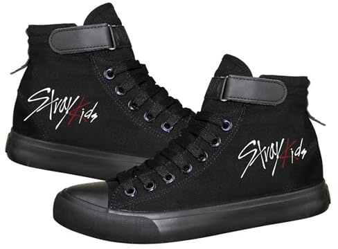 Satdflie Kpop Stray Kids Chaussures en Toile Sneakers Bang Chan Lee Connaissez ChangBin Han I.N Felix HyunJin Seungmin