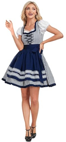Générique Traditionell dirndl-klänning för kvinnor, ölfestival, oktoberfest, klänning, barkläder