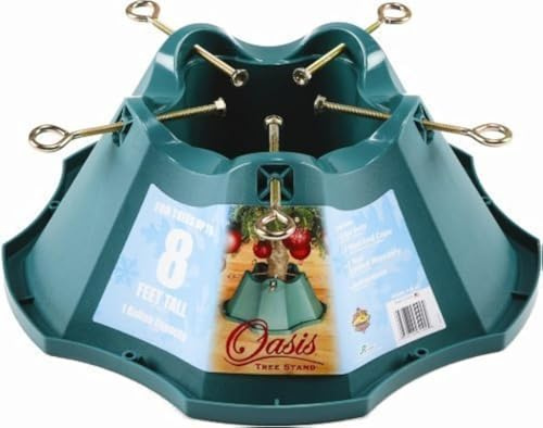 Handythings Christmas Tree Stand, for Trees Up to 8-Feet, 1.3-Gallon Water Capacity