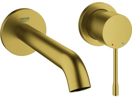 Grohe Essence New Waschtisch-Einhebelmischer für Waschbecken 2ag 5,7 l M - Brushed Cool Sunrise