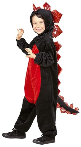 WIDMANN PLUSH BLACK DRAGON (hooded jumpsuit) - (98 cm / 1-2 Years)