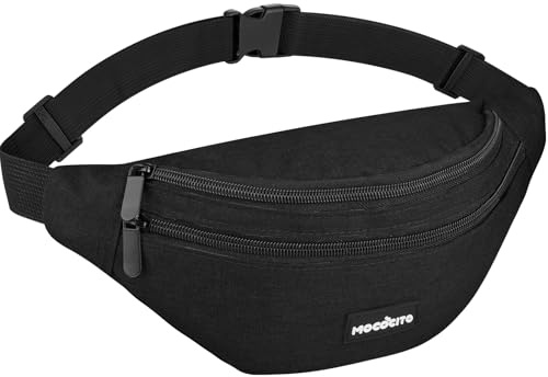 Sac Banane Homme Femme, Sac de Poitrine Casual avec Sangle Réglable, Sacoche Bandoulière Résistant à l'eau pour Quotidien, Voyage, Sport