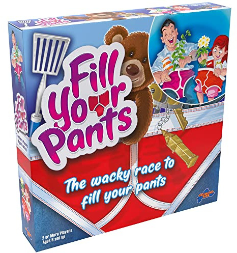 Drumond Park Fill Your Pants | The Scavenger Hunt with Giant Pants | Hilarious Family Games for Kids and Adults | For 6 Year Olds and Up | Active Party Games for 2 Players and More