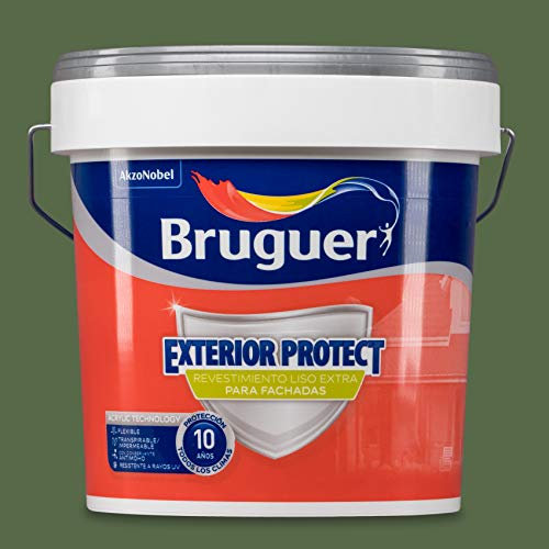 Bruguer Exterior Protect Revesimiento exterior Liso Extra Verde 4 L