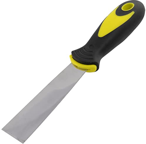 AERZETIX - Spatola per pittura 30mm - Coltello per stucco/rivestimento - Spatola per muratura - Raschietto per carta da parati - Strumento per intonacatore - Manico in plastica bimateriale - C46009