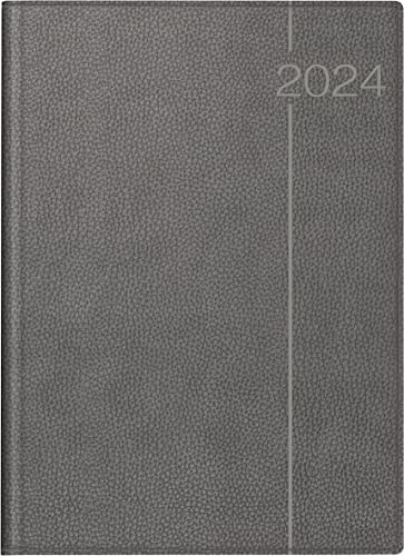rido/idé Tageskalender Modell Conform 2024 1 Seite = 1 Tag A4 grau