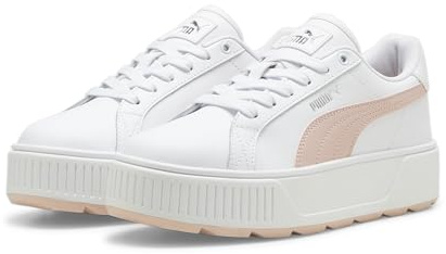 PUMA Scarpe da Ginnastica Karmen L da Donna 38 White Rose Quartz Silver Pink Metallic