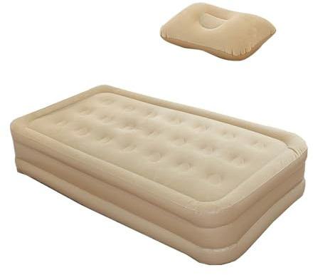 Materasso ad aria compressa, letto ad aria doppia con pompa incorporata,Gonfiare il materasso ad aria - Il pad di sonno automatico per gli ospiti pieghevole si sgonfia rapidamente per il campeggio