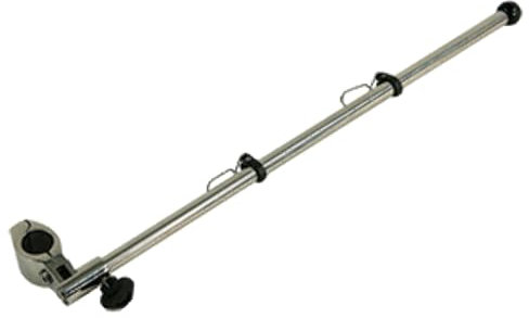S-5011P WHIT Ss Clamp-On Flag Staff