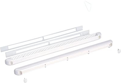 kit universel d'entrée d'air mortaise - 250 x 12 - blanc - nicoll 1eahf