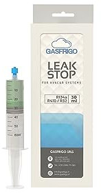 GASFRIGO® - Turafalle blocca perdite da 30 ml. SENZA adattatore - per condizionatore, frigorifero domestico, impianto frigorifero