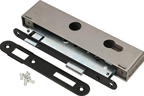 KOTARBAU Einsteckschloss 72/34 PZ mit Kasten Verzinkt Links/Rechts Rohrrahmenschloss Türschloss Innen/Außenbereich Sicherheisschloss (Rechts)