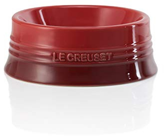 Le Creuset Stoneware Pet Bowl, Large, Cerise, 61401030600099