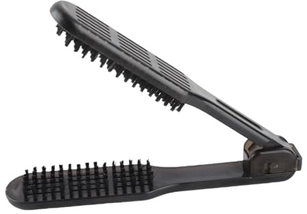 Cepillo Para Planchar Cabello, Cepillo Para El Cabello, Peine Para Alisar Cabello Con Doble Cara, Cepillo Desenredante Antiestático Resistente Calor Mango, Pinza Para Alisar Peine Para Peinar Cabello