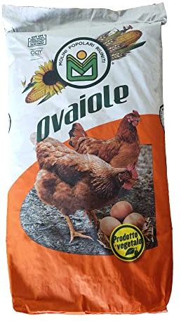 Molini Popolari Riuniti, Ovaiola, NO OGM, Mangime Galline Ovaiole 25 Kg