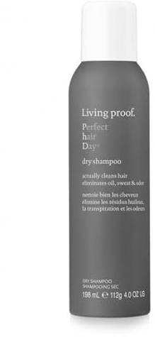 Living Proof Perfect Hair Day Dry Shampoo | Trockenshampoo für wirklich sauberes Haar, absorbiert Öle & Fette, Gerüche & Schweiß für mehr Frische | Cruelty Free, ohne Silikone, Parabene, Talk | 198ml