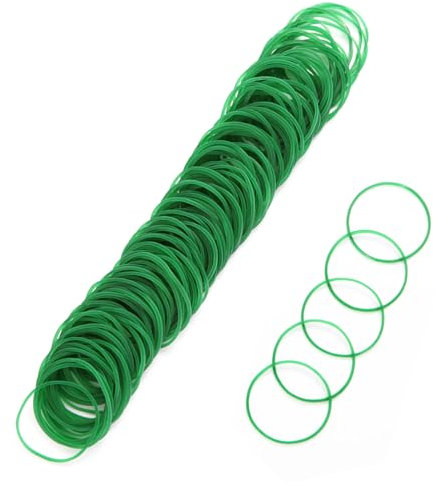 400 pezzi Elastici Verde in Gomma 38 * 1.4 Dimensioni Piccoli Elastici ufficio Allungabili Per Scuola Casa Forniture Per Ufficio Industriali Artigianato FAI DA TE