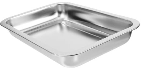 Kisangel 4stücke Stainless Steel Katzenklo Offene Metall Katzentoilette Rostfreiem Große Litter Box Für Einfach Zu Reinigen Und Langlebig Für Katzen Und Kleine Tiere