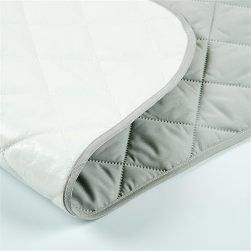KANLVU Impermeable Empapadores Cama Adultos Lavable Reutilizables CóModo Absorbentes para Incontinencia para Adultos, Protector De Cama Secado RáPido(Gray,70x120cm)