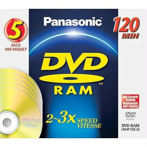 Panasonic 5 Dvd-RAM 4.7GB Dvd-RAM