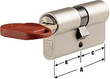Cilindro di Sicurezza a Profilo Europo MOTTURA PROJECT 36x46 (A=82 B=36 C=46 mm), 5chiavi+1cantiere