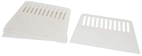 New Lon0167 5pcs 5' En vedette 'large décapant efficacité fiable en plastique trapézoïdal décapant pour peinture papier peint grattoir mastic blanc(id:c2b 30 97 a8d)