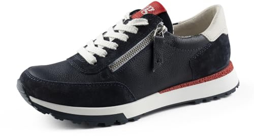 Paul Green Zapatillas de mujer supersuaves con plantilla intercambiable, zapatillas bajas para mujer, plantilla intercambiable, Azul 03x, 38 EU