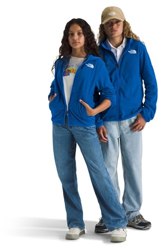 The North Face NF0A8AZKT4S TEEN GLACIER F/Z HOODED JACKET Giacca Unisex Bambino HERO BLUE Taglia L