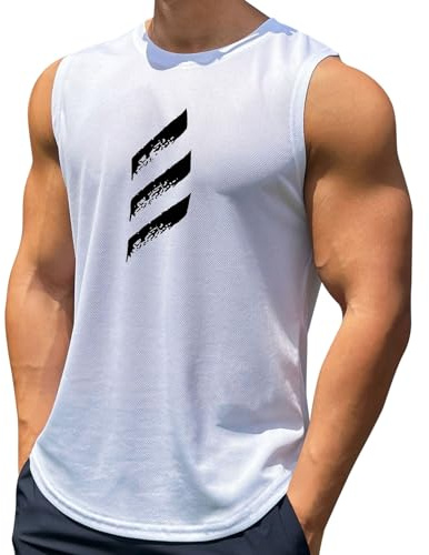 Camiseta Sin Mangas para Hombre, Deportiva, Interior para Correr, Gimnasio, Cenizas, Deporte, Fitness, Muscular