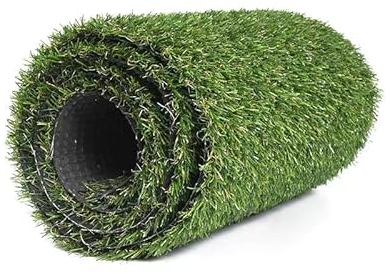 Kunstrasen 10x1m, Höhe 30mm, grüner Rollrasen, Rasenteppich aus PE, Drainageboden aus PP, Dichte 9900 Fäden/m², robust und sicher, Kunststoffrasen für Haustiere, für Garten, Terrasse, Schwimmbäder