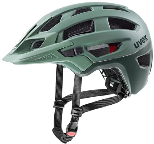 uvex Finale 2.0 - sicherer MTB-Helm für Damen und Herren - individuelle Größenanpassung - erweiterbar mit LED-Licht - Moss Green matt - 56-61 cm
